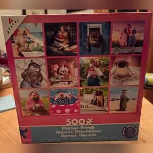 Ceaco Hilarious Animals 500 Piece Puzzle